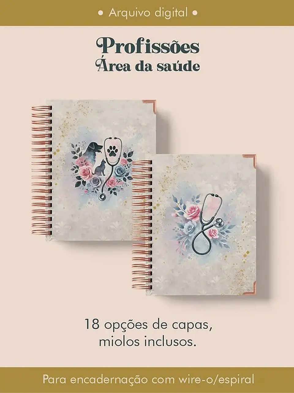 Arquivo Digital Encadernação Profissão Aréa da Saúde 1