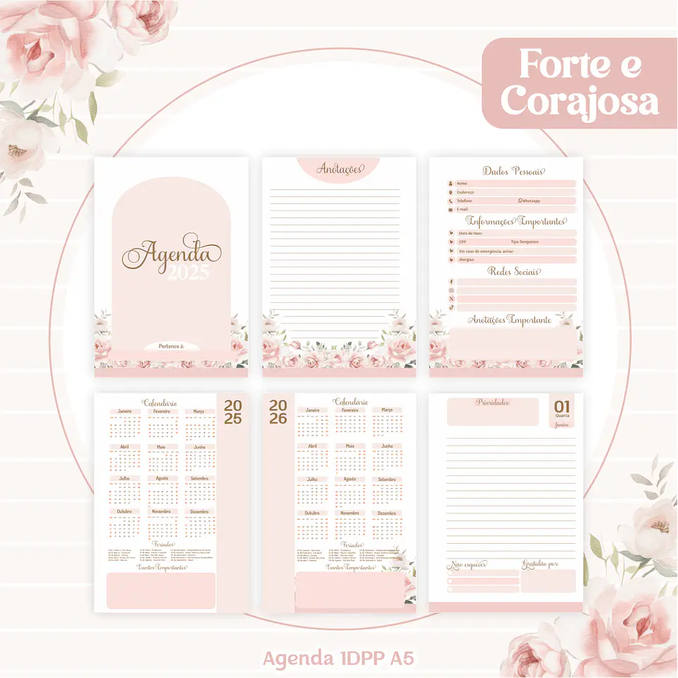 Arquivo Digital Capas e Miolos 2025 - Forte e Corajosa 5