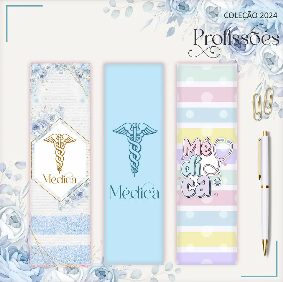Arquivo Digital Coleção Profissões 2024 Médica Feminina 4