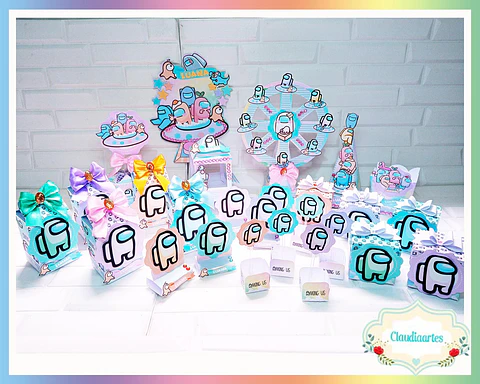 Arquivo de Corte Kit Among us Candy