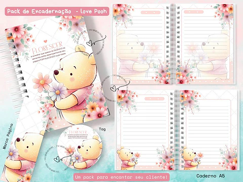 Arquivo Digital Pack Love Pooh
