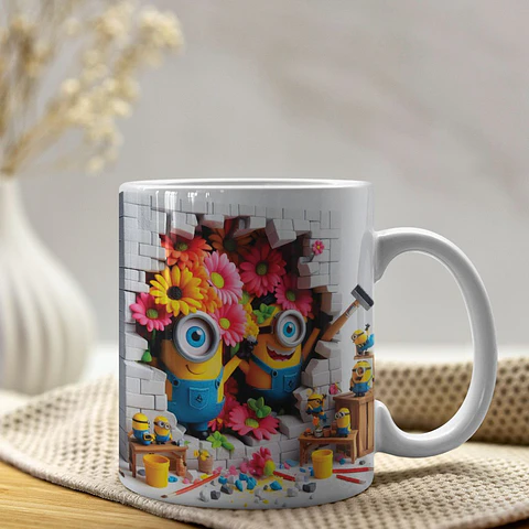 Arquivo Digital Sublimação Caneca Minions