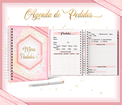 Arquivo Digital Capa Agenda de Pedidos