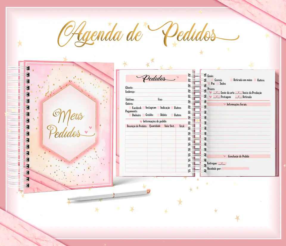 Arquivo Digital Capa Agenda de Pedidos 1