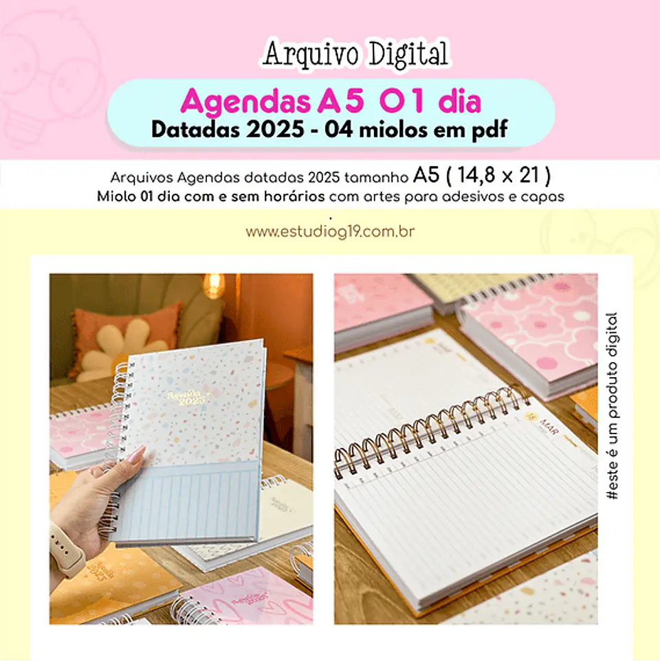 Arquivo Digital Agendas A5 01 Dia Datadas 2025 - 04 miolos em pdf 1