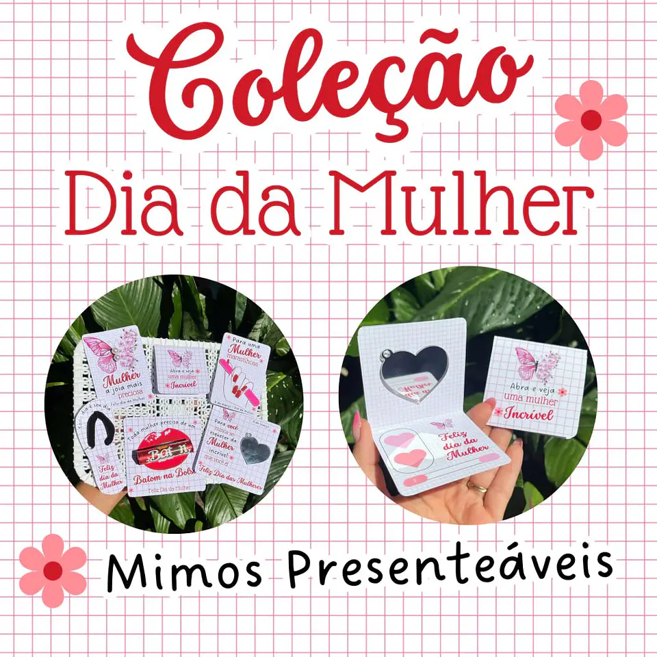 Arquivo de Corte Coleção Dia das Mulheres - Mimos Presenteáveis 1