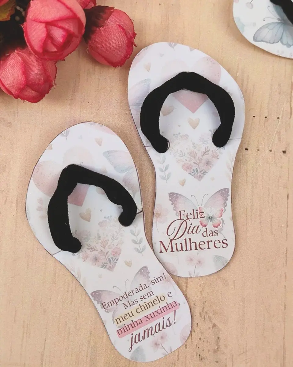 Arquivo Tag e Lapela Xuxinha Chinelo Dia das Mulheres 4