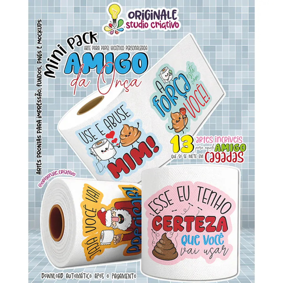 Arquivo Digital Sublimação Caneca Amigo da Onça 1
