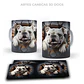 Arquivo Digital Sublimação Arte Caneca Dogs - Thumbnail 3