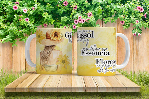 Arquivo Sublimação Florescer Mulher