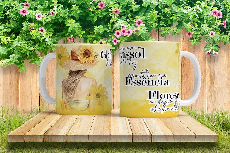 Arquivo Sublimação Florescer Mulher 2