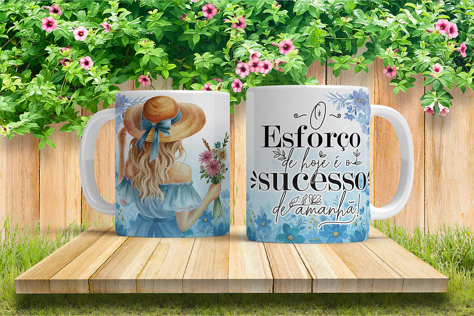 Arquivo Sublimação Florescer Mulher 3