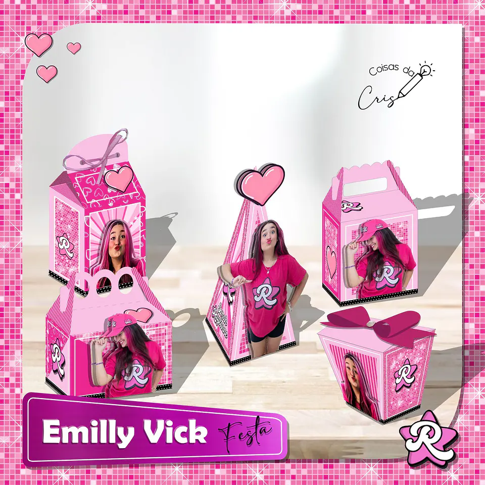 Arquivo Kit Festa Pronta Emilly Vick 1