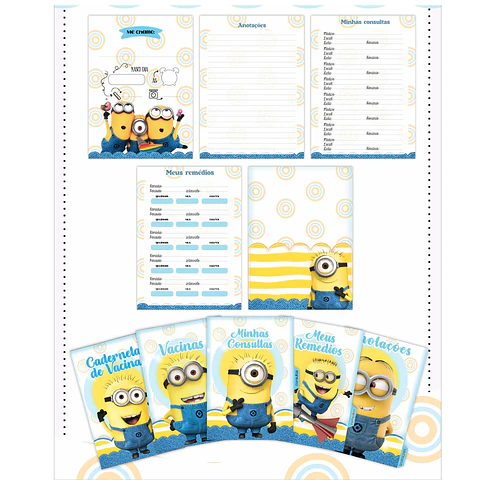 Arquivo Digital Caderneta Minions