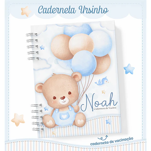 Arquivo Digital Caderneta e Livro do Bebe Ursinho