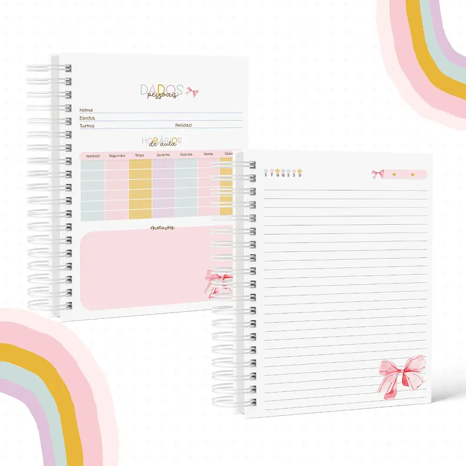 Arquivo Kit Escolar Laços 2