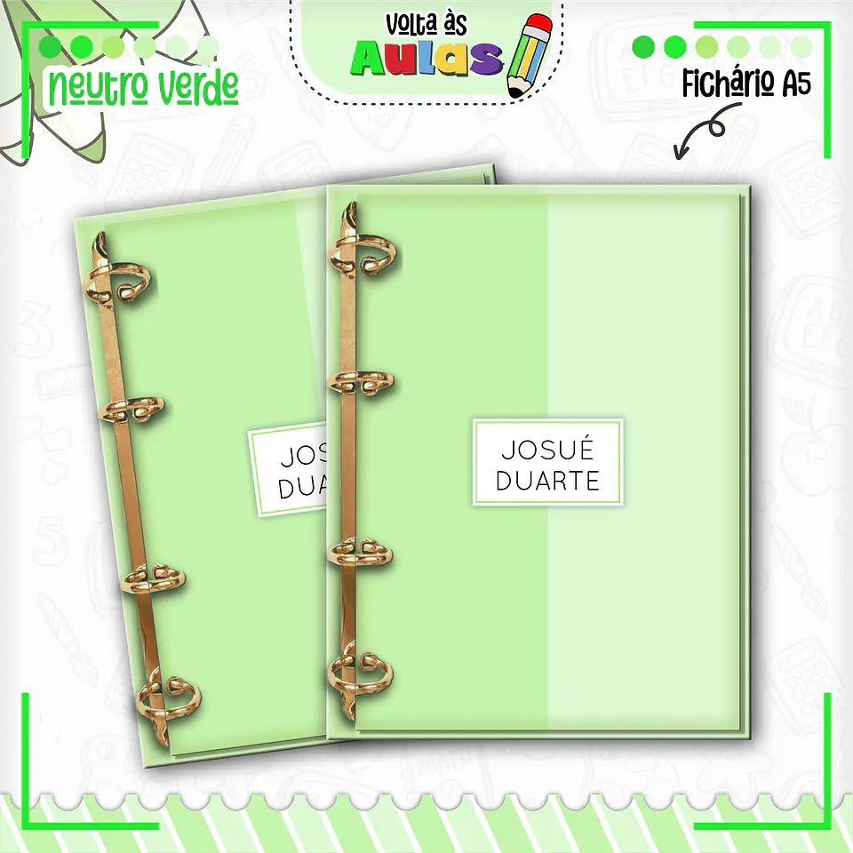 Arquivo Kit Escolar NEUTRO VERDE 3