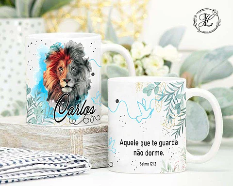 Arquivo Arte Avulsa Canecas Leão de Judá