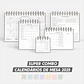Arquivo SUPER COMBO de Calendário de Mesa 2025 - Thumbnail 1