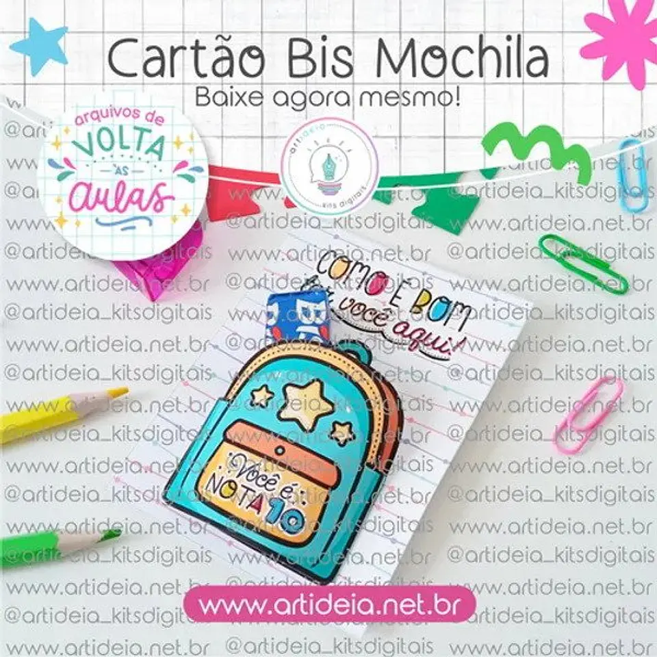 Arquivo Cartão Bis Mochila Volta às Aulas – Adição 1