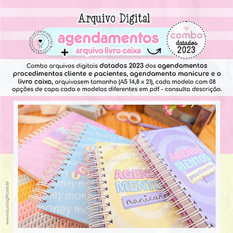 Arquivo Combo Agendamentos + Livro Caixa 2023