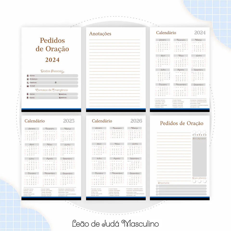 Arquivo Digital Devocional Leão de Judá Masculino 3