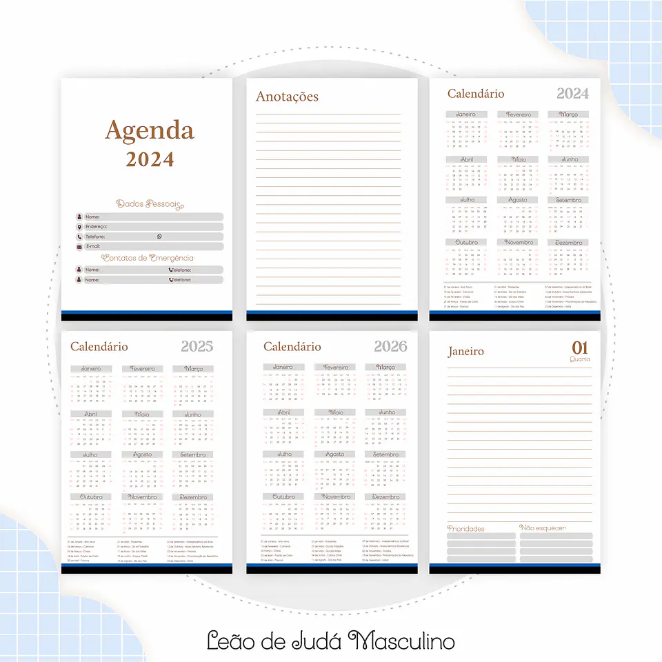Arquivo Digital Devocional Leão de Judá Masculino 4