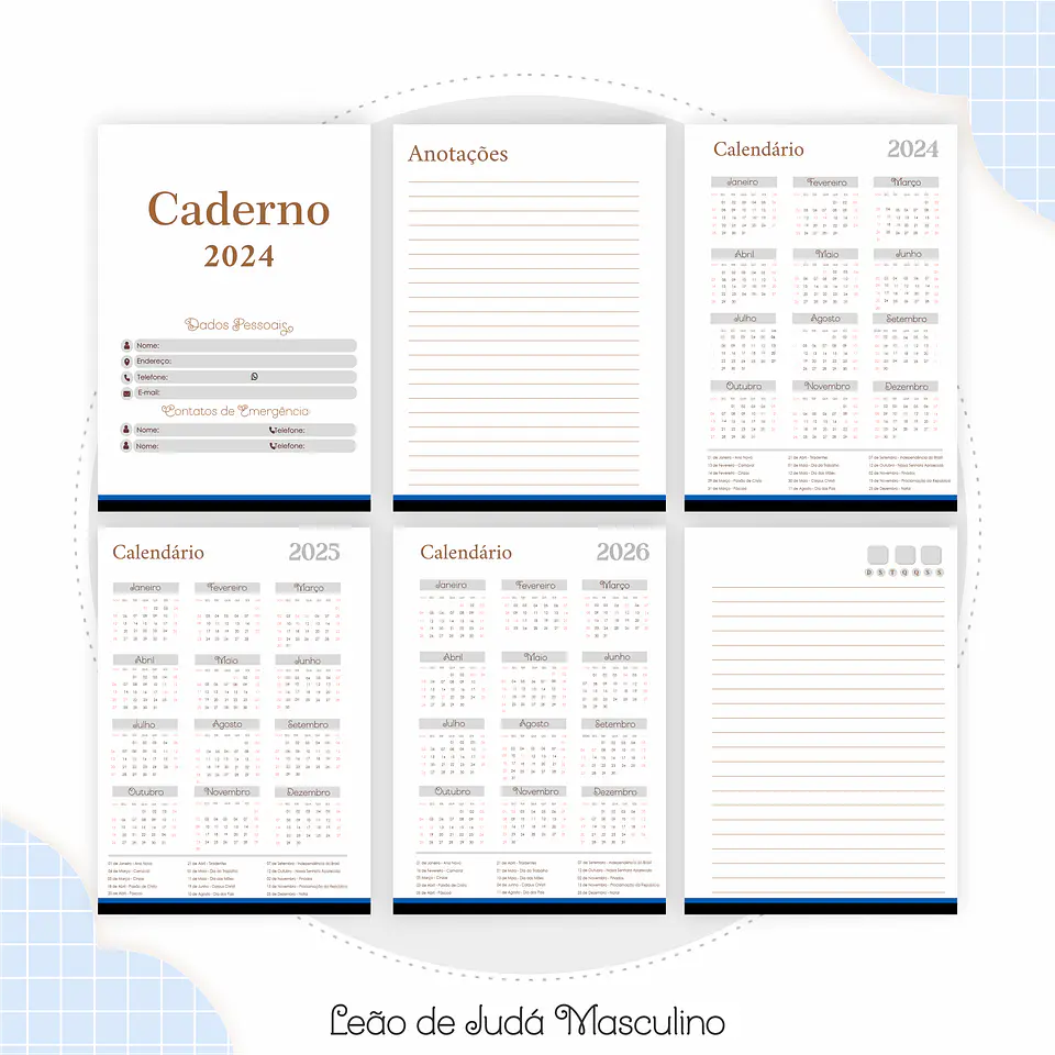Arquivo Digital Devocional Leão de Judá Masculino 5