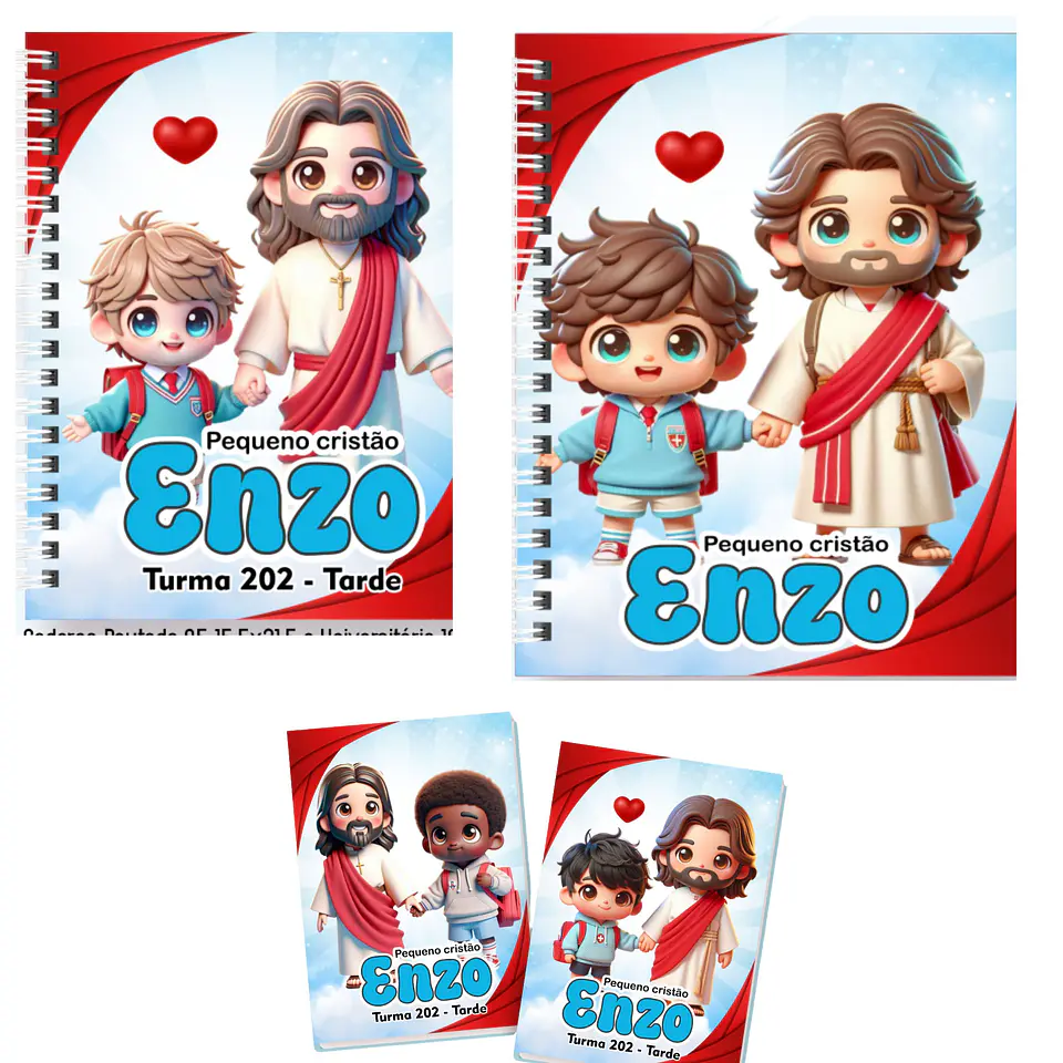 Arquivo Digital Pack Escolar Pequeno Cristão 1