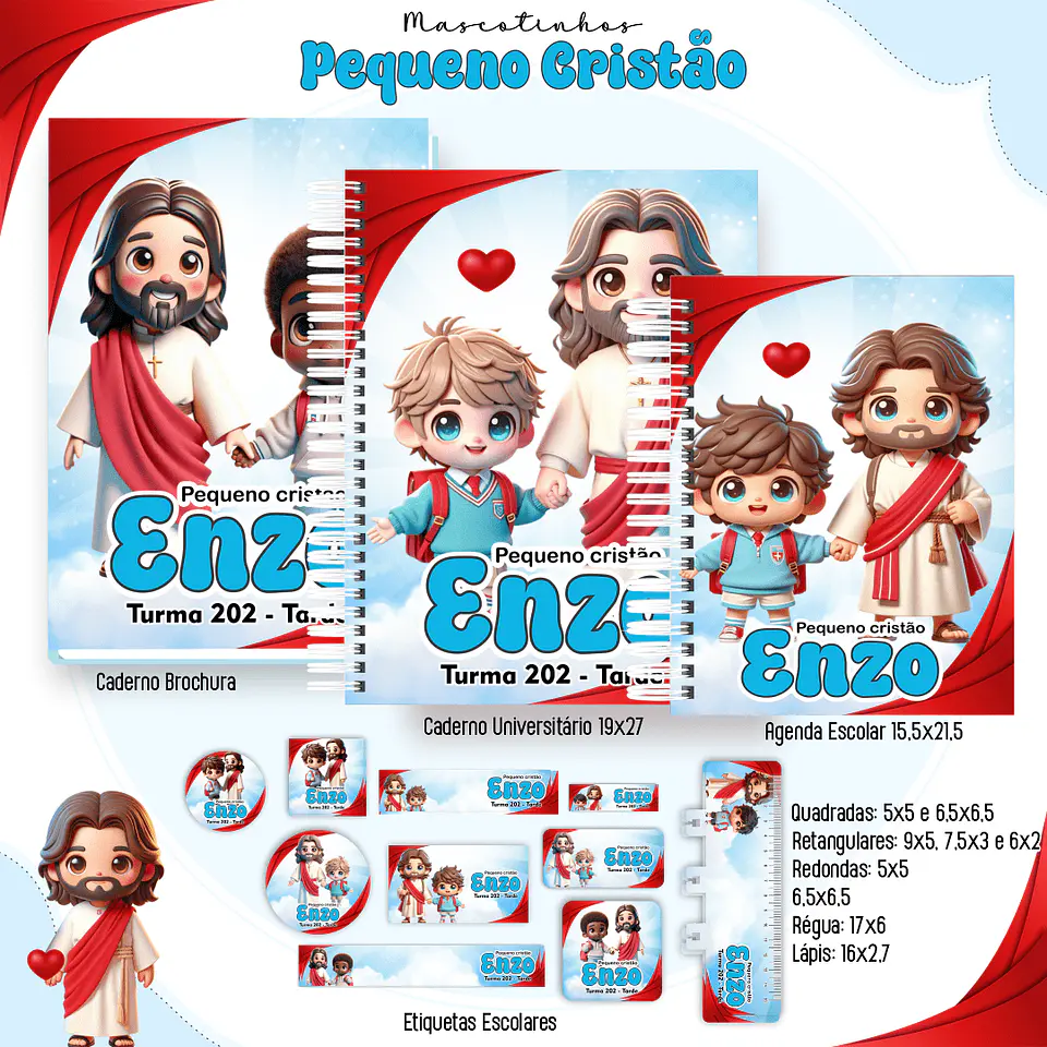 Arquivo Digital Pack Escolar Pequeno Cristão 2