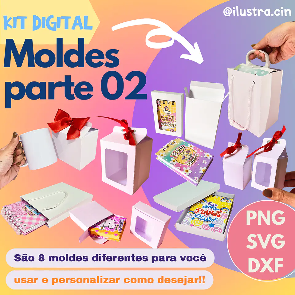 Arquivo de Corte Moldes Caixas 02 1