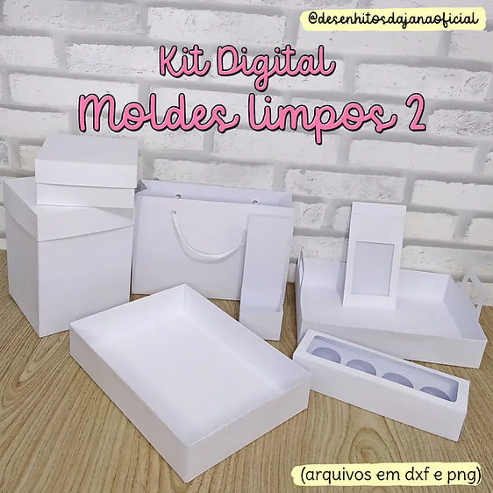 Arquivo de Corte Caixas Molde Limpo 1