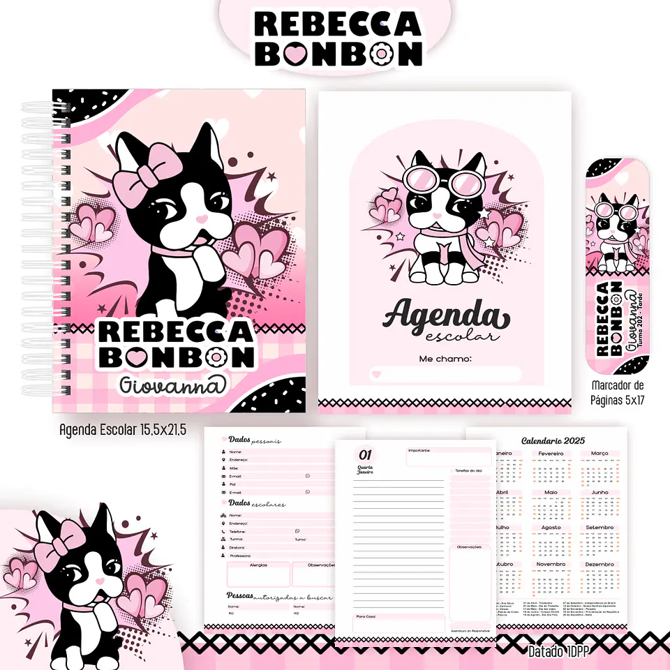 Arquivo Kit Escolar Rebecca Bonbon 2025 4