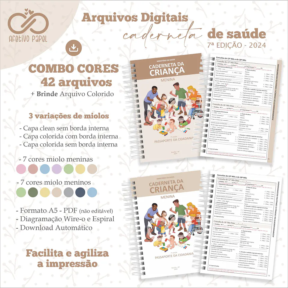Arquivo  Caderneta 7ª Edição – Clean Cores 1