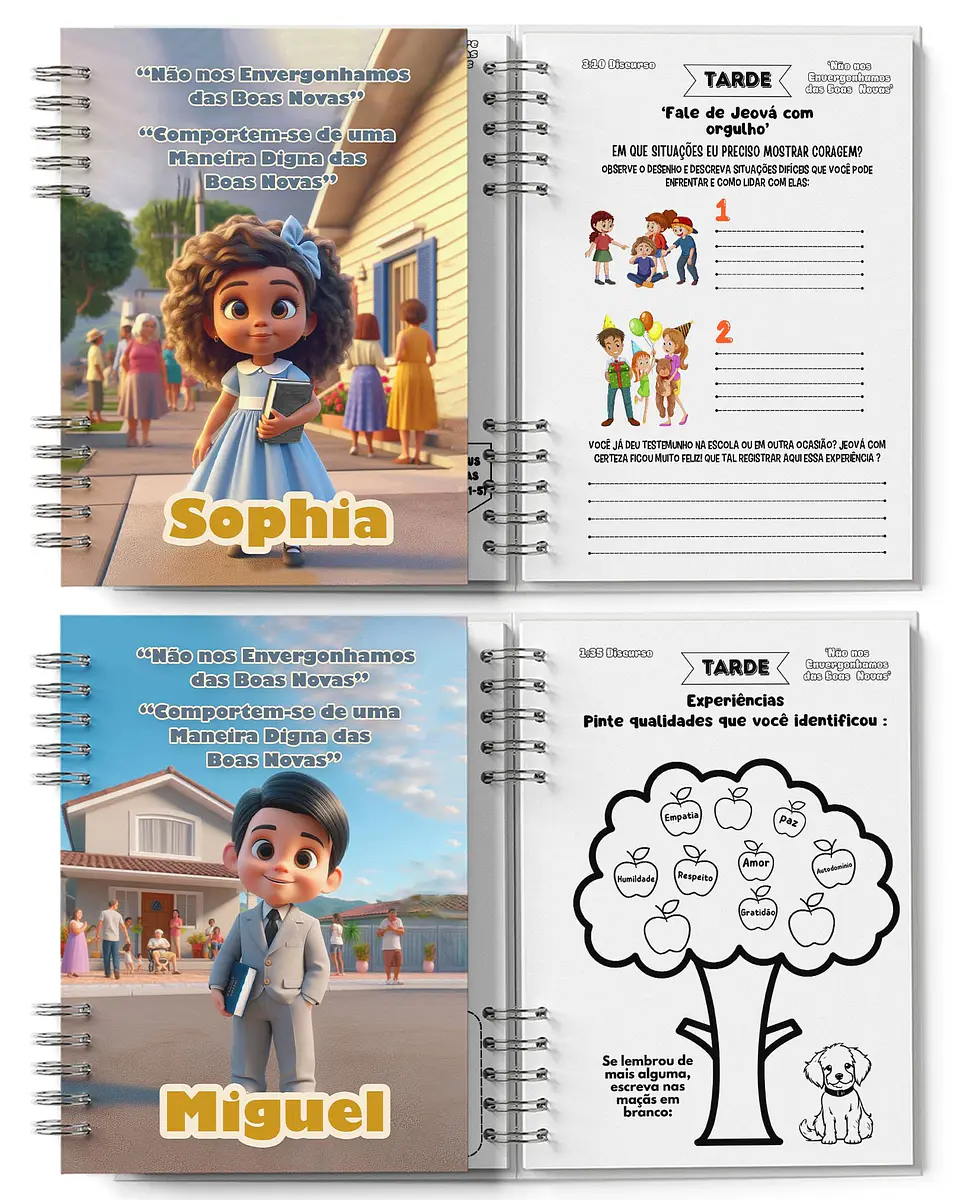 Kit Caderno Infantil Atividades Assembleias 2024|2025 1