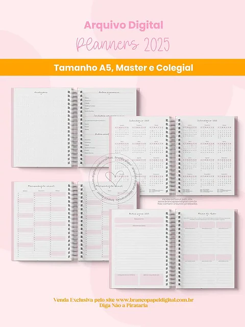 Arquivo Digital Combão Planners e Agendas 2025