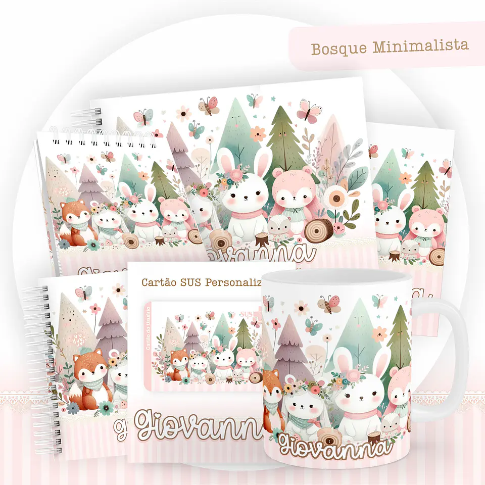 Arquivo Digital Pack Bosque Minimalista 1