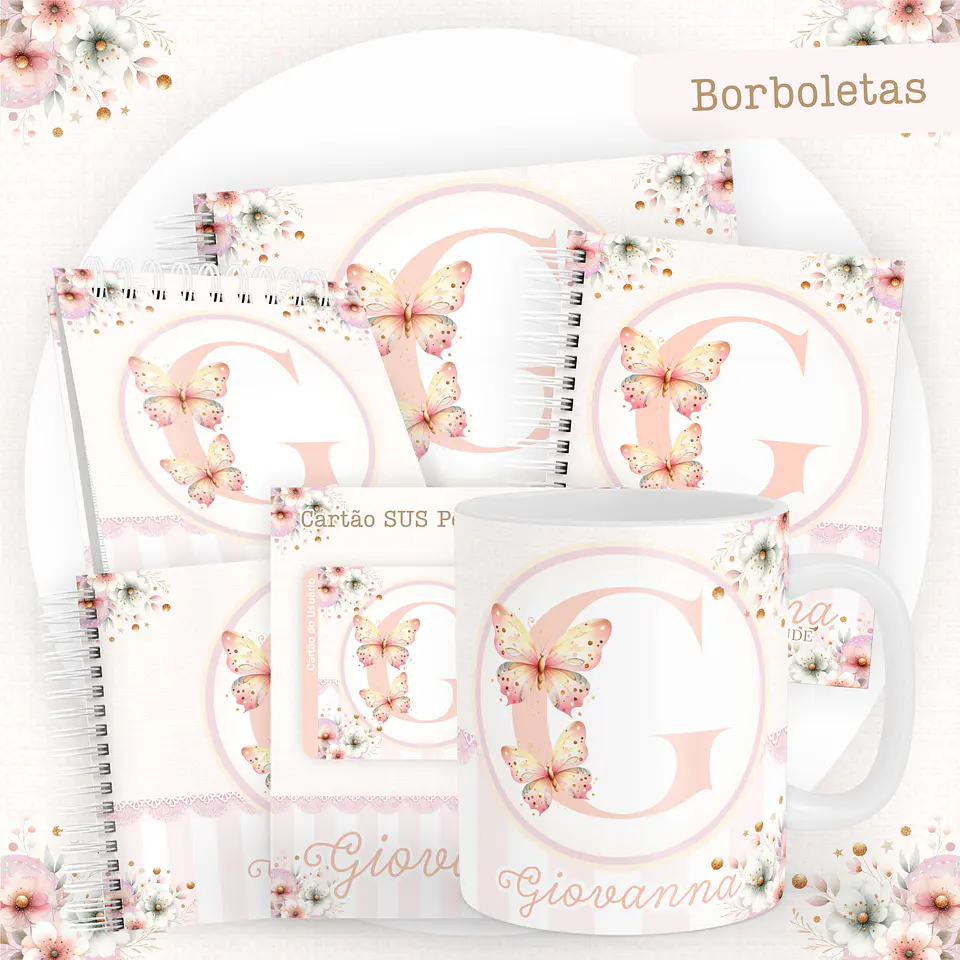 Arquivo Digital Pack Baby Borboletas 1