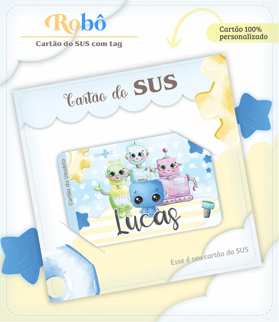 Arquivo Digital Caderneta e Cartão do Sus Robô 3