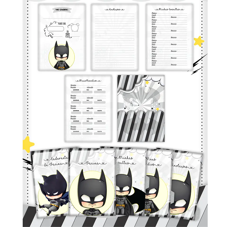 Arquivo Digital Caderneta e Cartão do Sus Batman 3