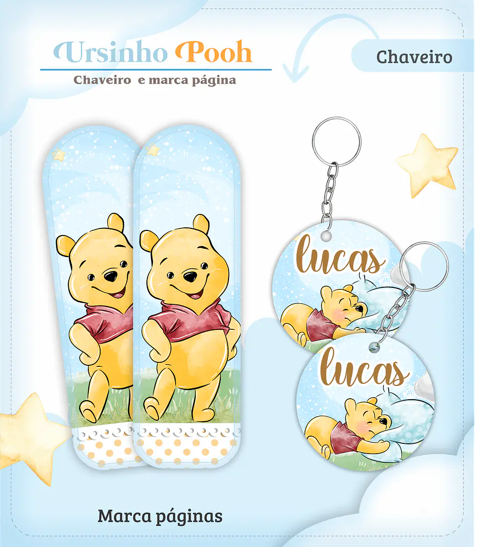 Arquivo Digital Caderneta e Cartão do Sus Ursinho Pooh 4