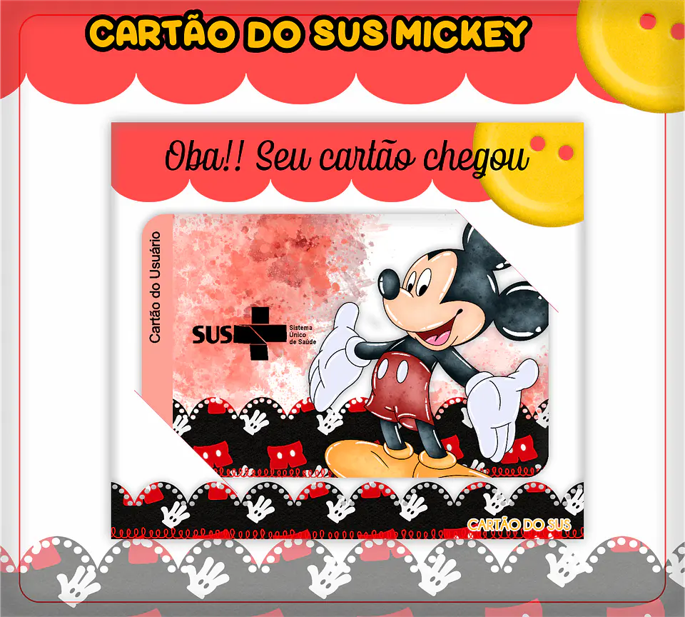 Arquivo Digital Caderneta e Cartão do Sus Mickey 2