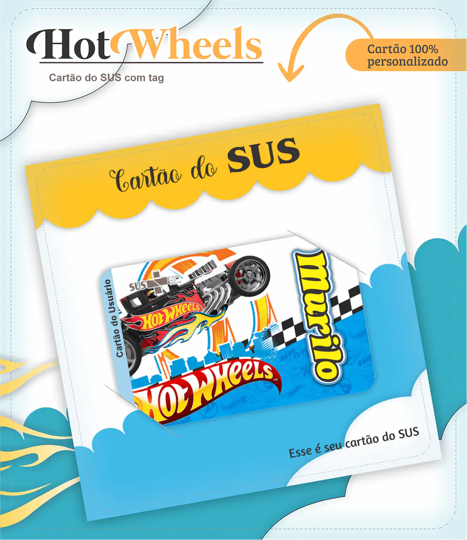 Arquivo Digital Caderneta e Cartão do Sus Hot Wheels 3