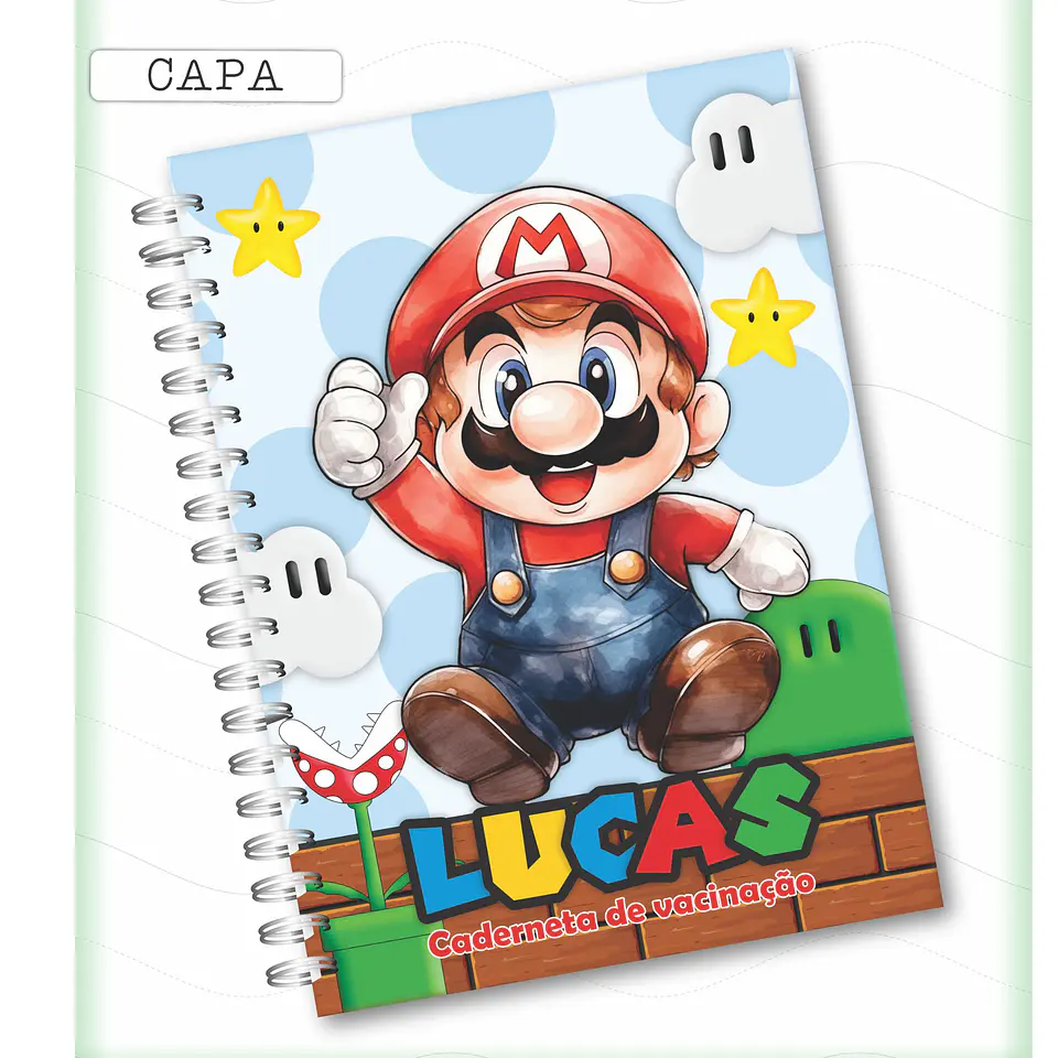 Arquivo Digital Caderneta e Cartão do Sus Super Mario 1