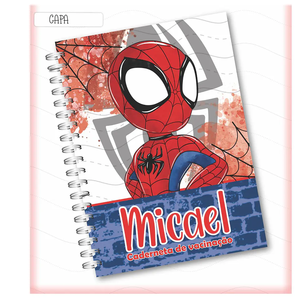 Arquivo Digital Caderneta e Cartão do Sus Homem Aranha 1