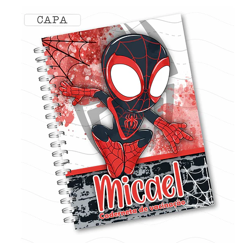 Arquivo Digital Caderneta e Cartão do Sus Homem Aranha