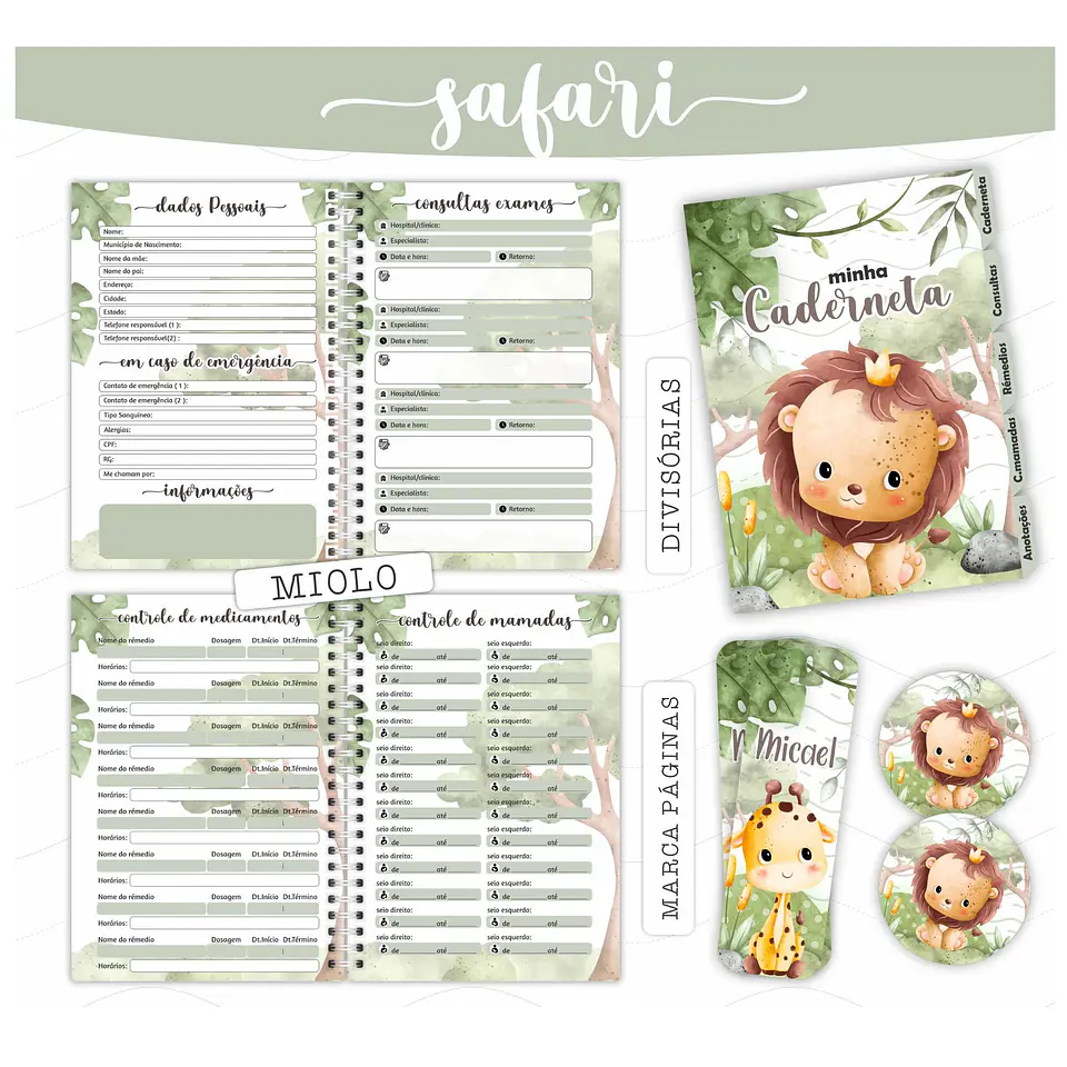 Arquivo Digital Caderneta e Cartão do Sus Safari 2