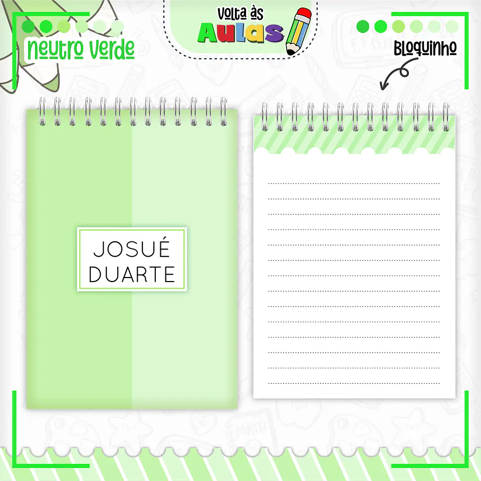 Arquivo Digital Voltas as Aulas Neutro Verde 3