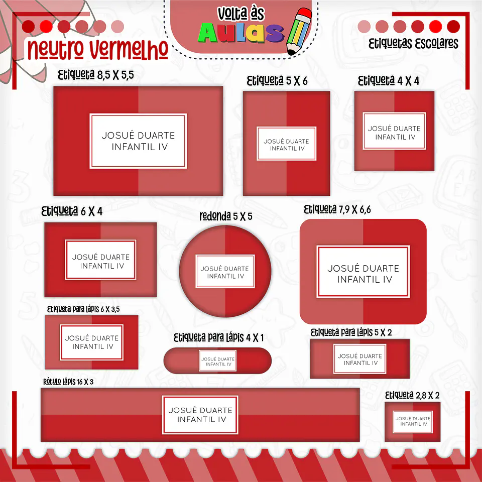 Arquivo Digital Voltas as Aulas Neutro Vermelho 5