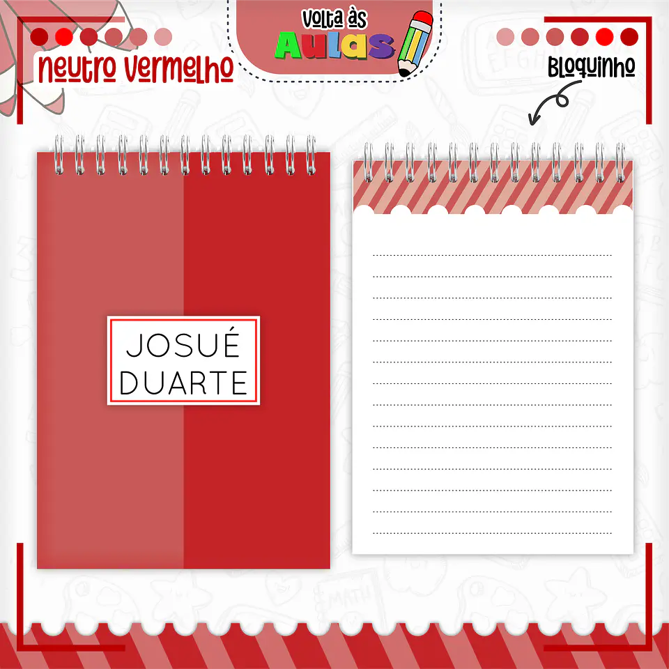 Arquivo Digital Voltas as Aulas Neutro Vermelho 7